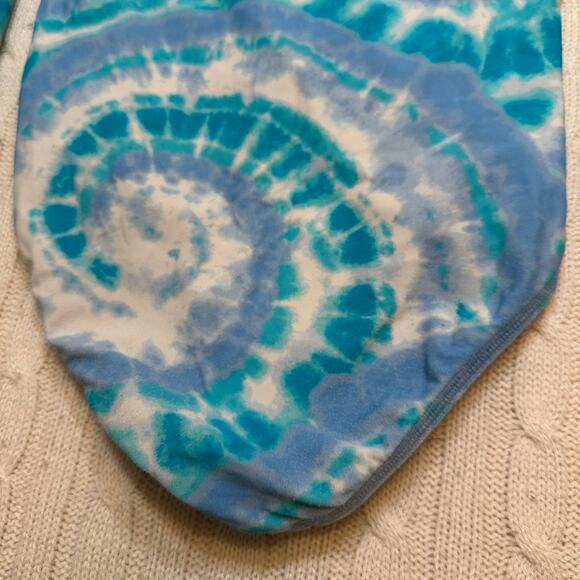 Crewcuts Girls Zip-up Rash Guard One-piece Swimsuit UPF 50 fabric Tie Dye Sz 4-5 - Picture 4 of 7